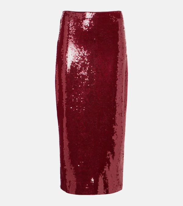  Veronica Beard Veronica Beard Koa Sequined Pencil Skirt 