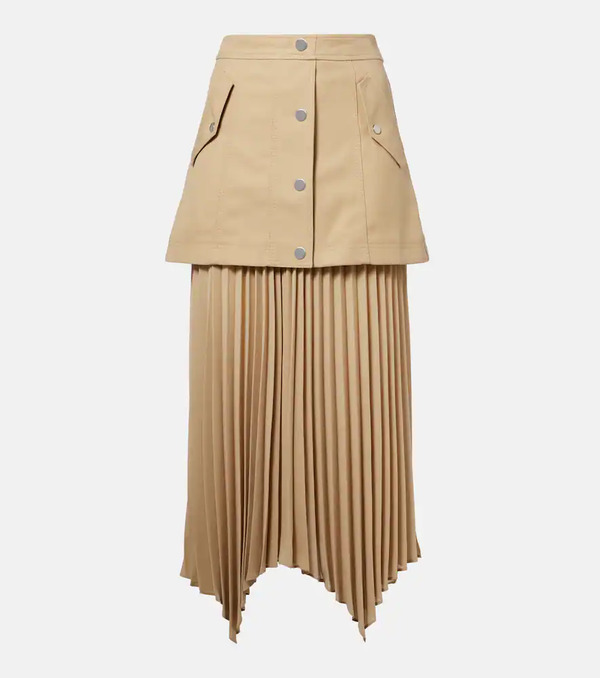  Veronica Beard Veronica Beard Patricka Cotton Midi Skirt 