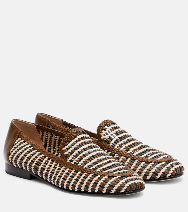  Veronica Beard Veronica Beard Prilla Woven Leather Loafers 