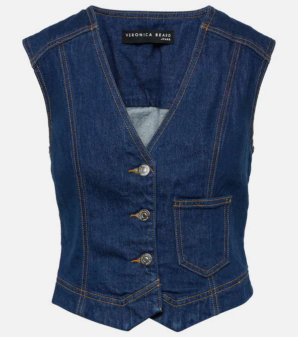  Veronica Beard Veronica Beard Valeria Denim Vest 
