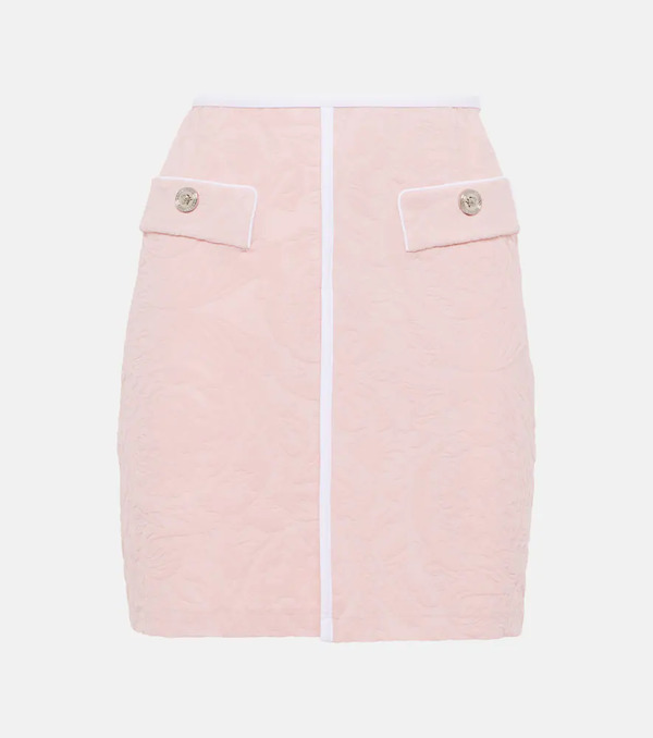  Versace Versace Barocco Terry Miniskirt 