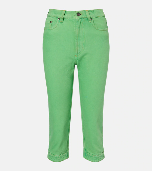  Versace Versace High-rise Capri Jeans 