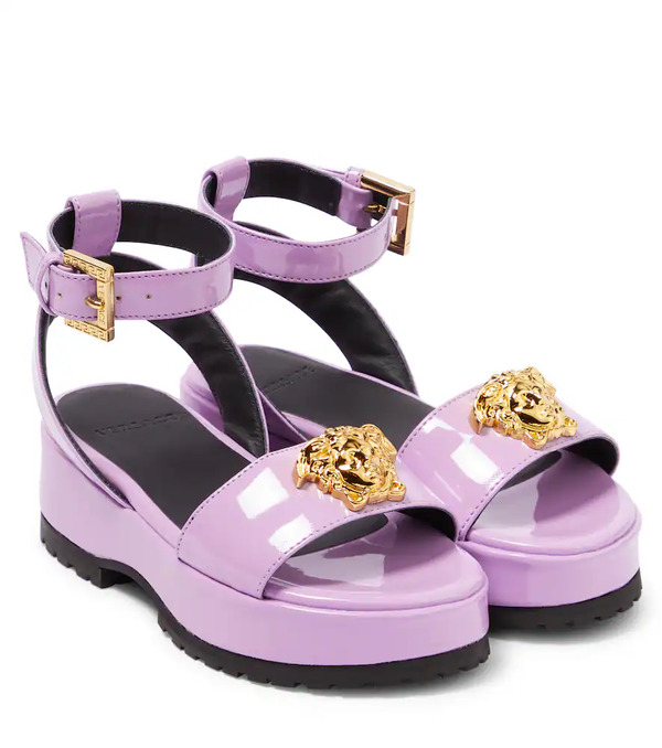  Versace Kids Versace Kids La Medusa Platform Sandals 
