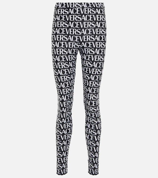  Versace Versace Logo-print Leggings 