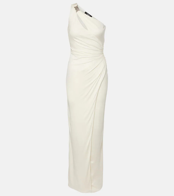  Versace Versace Medusa '95 Gathered Jersey Gown 