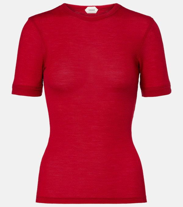  Versace Versace Medusa Virgin Wool T-shirt 