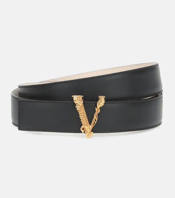  Versace Versace Virtus Leather Belt 
