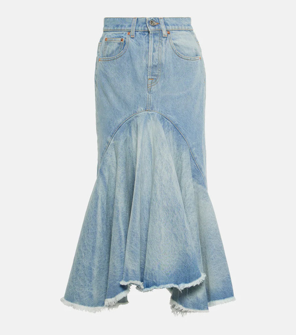 Vetements Vetements Denim Midi Skirt 