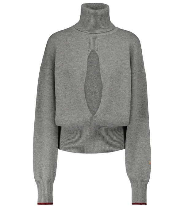  Victoria Beckham Victoria Beckham Cutout Cashmere-blend Knit Sweater 