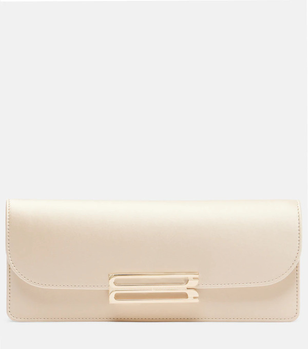  Victoria Beckham Victoria Beckham Dorian East-west Satin Clutch 