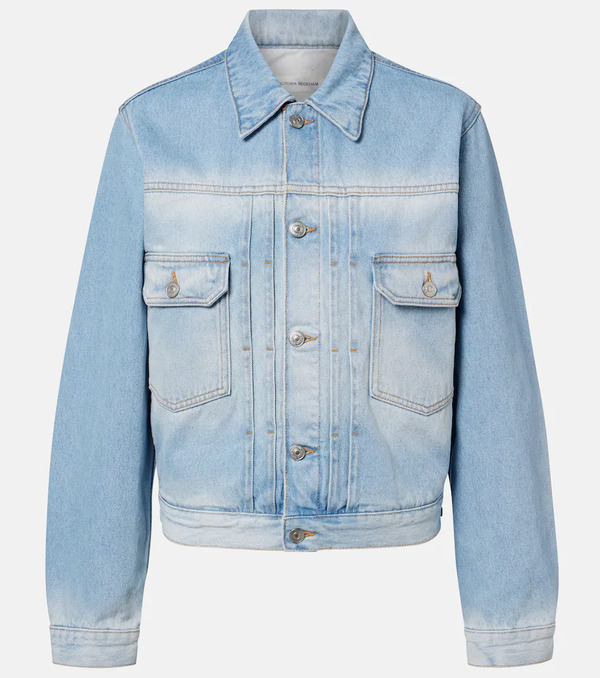  Victoria Beckham Victoria Beckham Faded Denim Jacket 