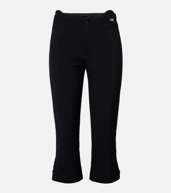  Victoria Beckham Victoria Beckham Logo Capri Pants 