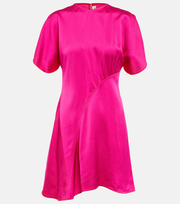  Victoria Beckham Victoria Beckham Satin Minidress 