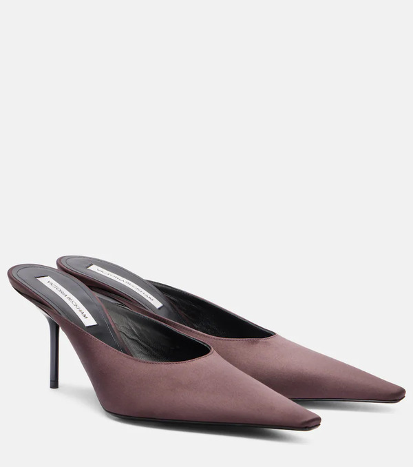  Victoria Beckham Victoria Beckham Satin Mules 