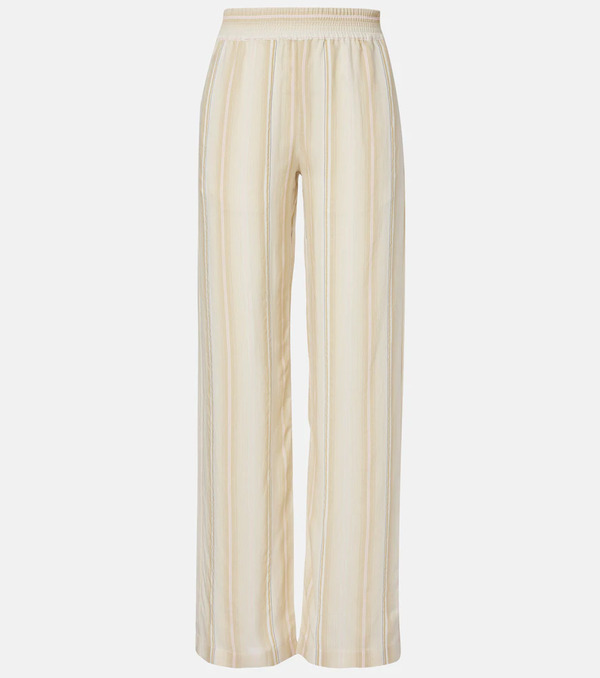  Victoria Beckham Victoria Beckham Striped Wide-leg Pants 