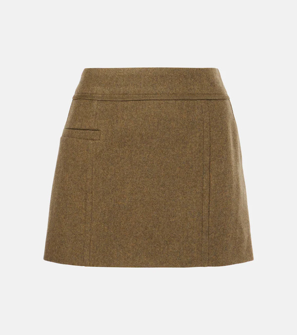  Victoria Beckham Victoria Beckham Wool Miniskirt 