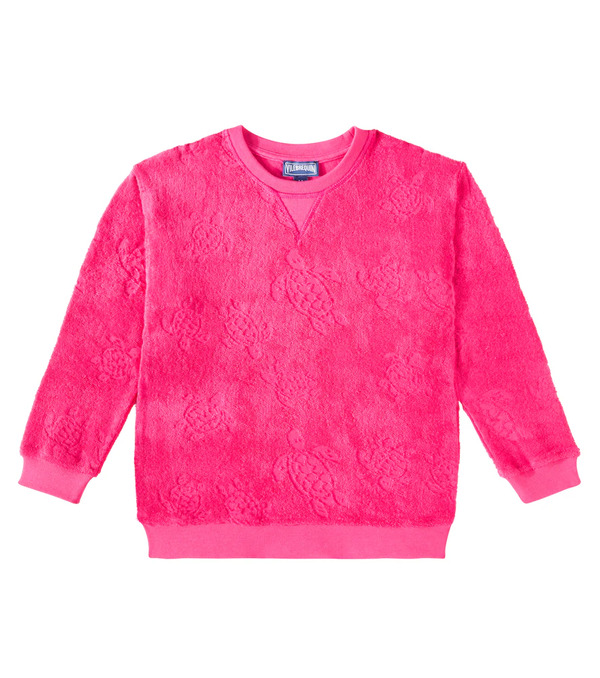  Vilebrequin Kids Vilebrequin Kids Jacquard Cotton Terry Sweatshirt 