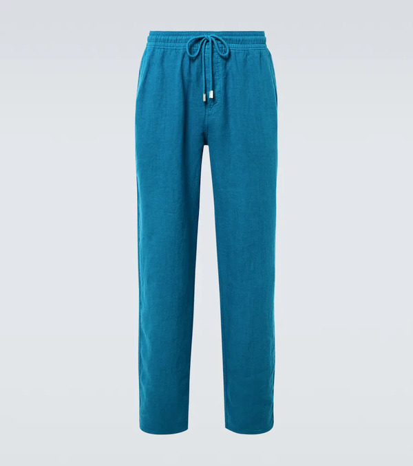  Vilebrequin Vilebrequin Linen Wide-leg Pants 