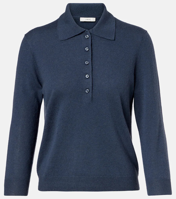  Vince Vince Cashmere And Silk Polo Sweater 