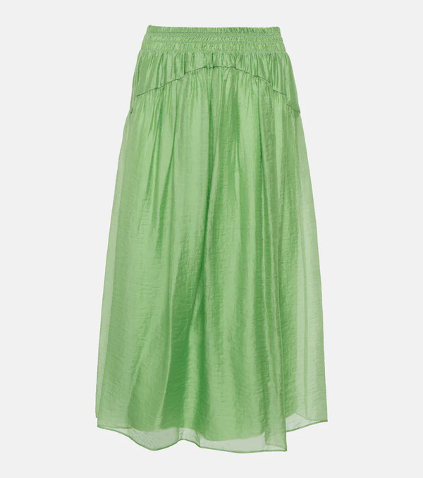  Vince Vince Gathered Midi Skirt 