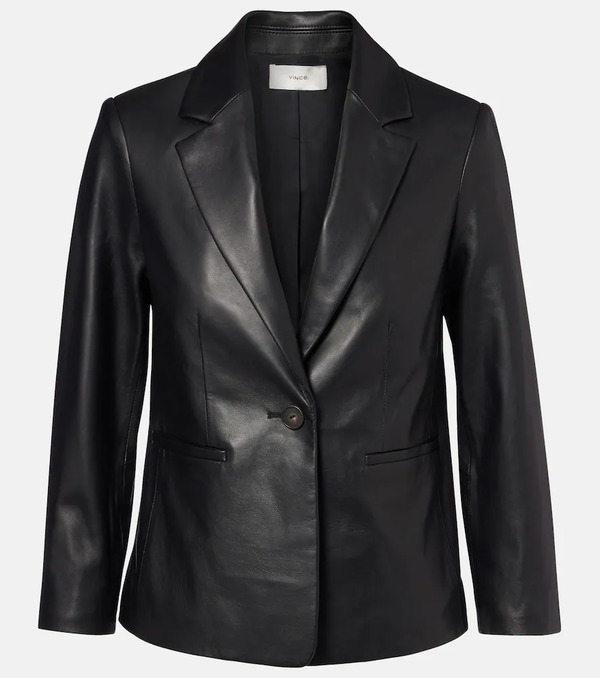  Vince Vince Leather Blazer 