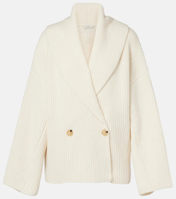  Vince Vince Ribbed-knit Wool-blend Jacket 