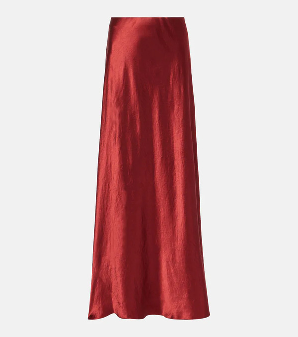  Vince Vince Satin Maxi Skirt 