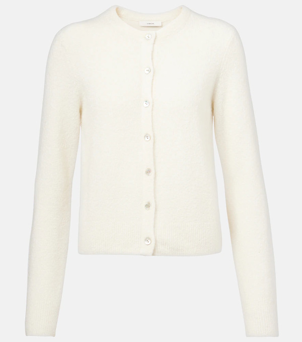  Vince Vince Silk And Cashmere-blend Cardigan 