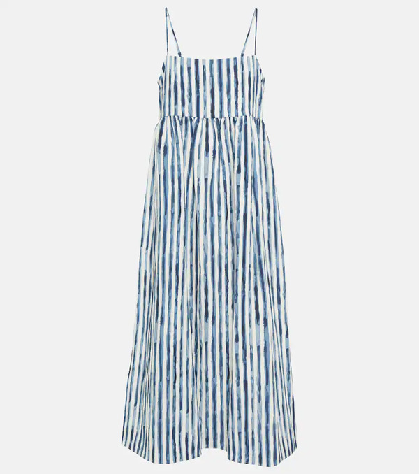  Vince Vince Striped Midi Dress 