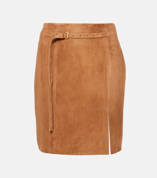  Vince Vince Suede Miniskirt 
