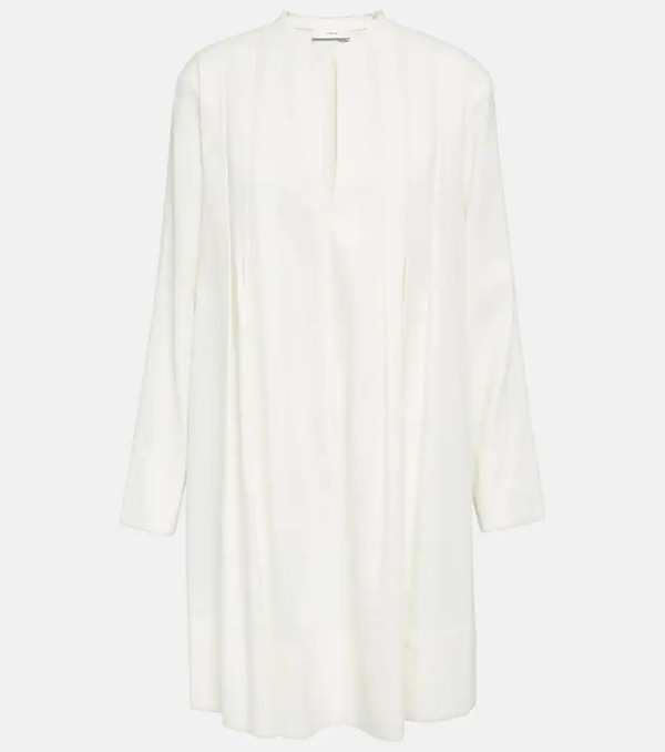  Vince Vince Trapeze Linen-blend Minidress 