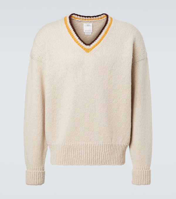  Visvim Visvim College Wool And Cashmere Sweater 