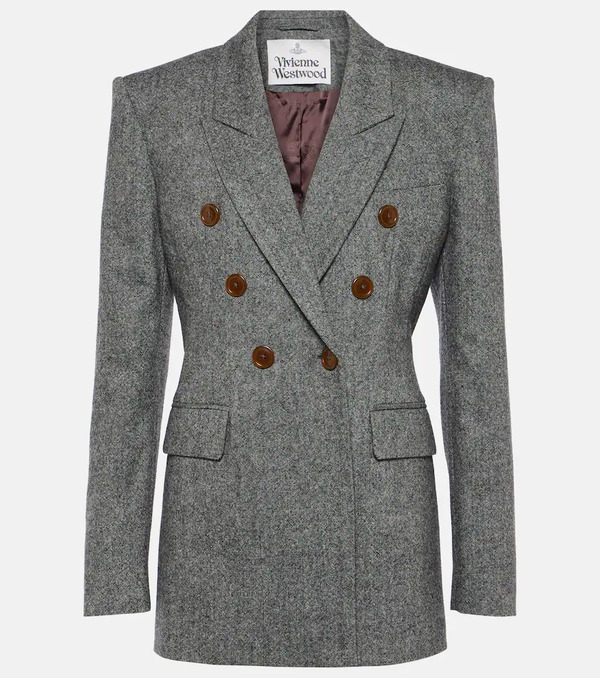  Vivienne Westwood Vivienne Westwood Wool-blend Double Breasted Blazer 