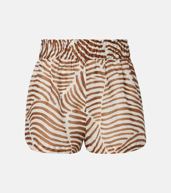  Vix Paula Hermanny Vix Paula Hermanny Lana Printed Cotton Shorts 