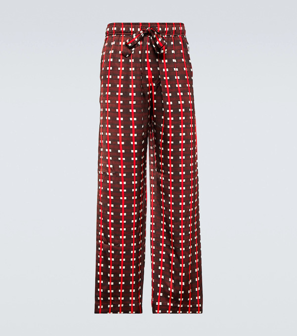  Wales Bonner Wales Bonner X Lubaina Himid Checked Pants 