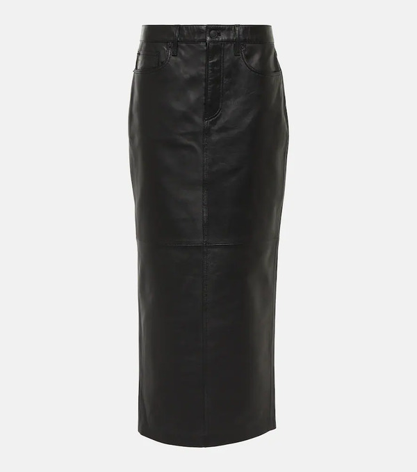  Wardrobe.nyc Wardrobe.nyc Back-slit Leather Maxi Skirt 