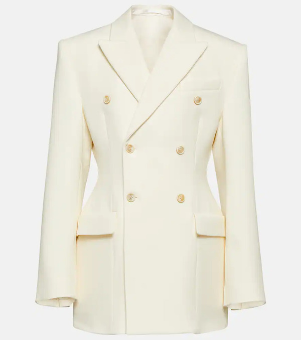  Wardrobe.nyc Wardrobe.nyc Contour Double-breasted Wool Blazer 