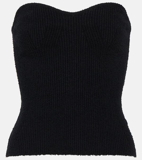  Wardrobe.nyc Wardrobe.nyc Ribbed-knit Cotton-blend Top 