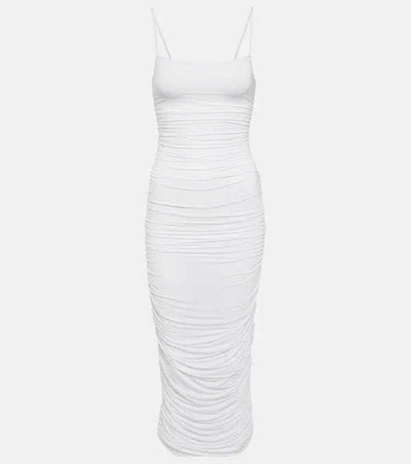  Wardrobe.nyc Wardrobe.nyc Ruched Jersey Slip Dress 