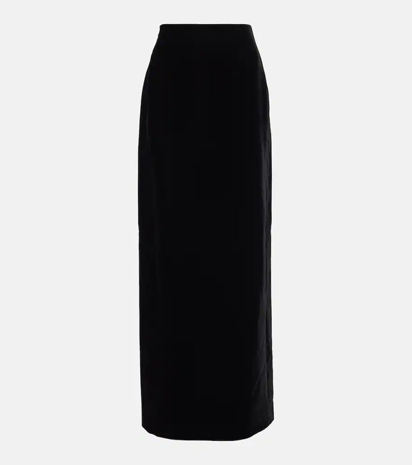  Wardrobe.nyc Wardrobe.nyc Velvet Maxi Skirt 
