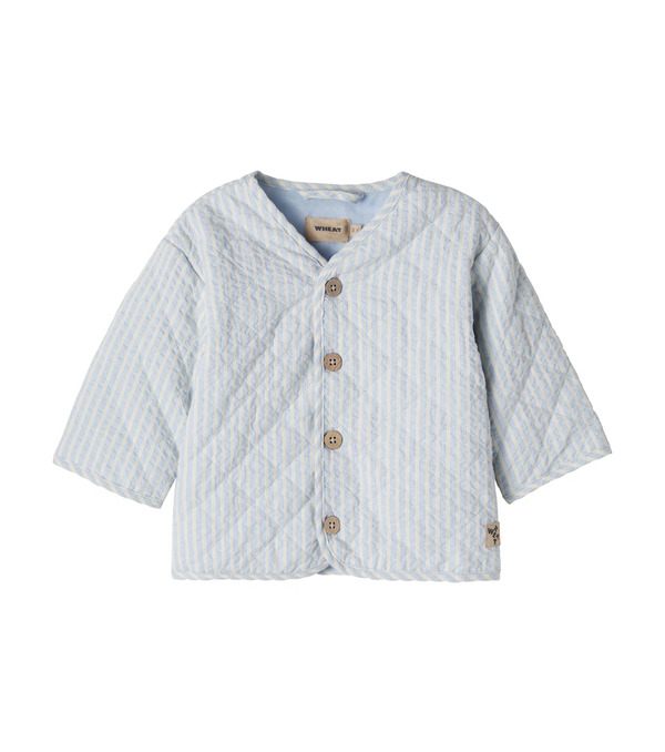  Wheat Wheat Baby Saxo Striped Quilted Cotton Jacket 