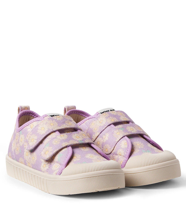  Wheat Wheat Bobbie Floral Canvas Sneakers 