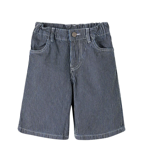  Wheat Wheat Christian Striped Denim Shorts 