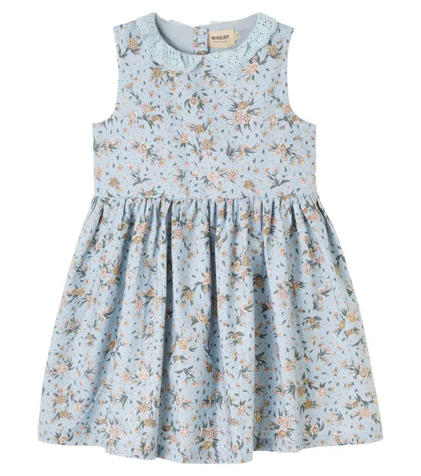  Wheat Wheat Elma Floral Cotton Dress 