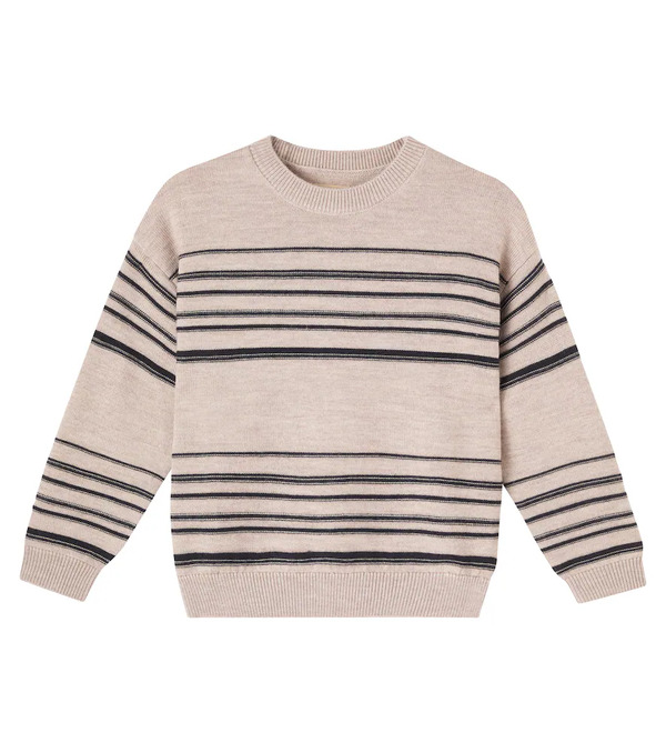  Wheat Wheat Flores Striped Wool Sweater 