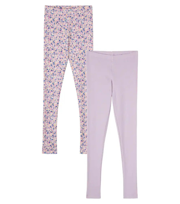  Wheat Wheat Jules Set Of 2 Cotton-blend Leggings 
