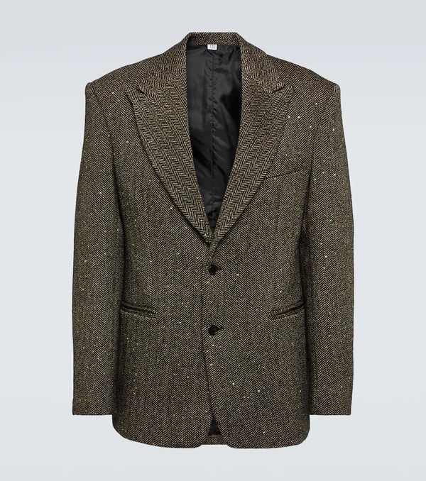  Winnie New York Winnie New York Herringbone Wool-blend Jacket 