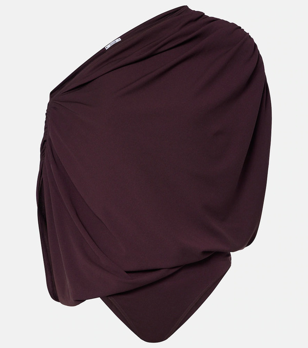  Wolford Wolford Draped Off-shoulder Bodysuit 