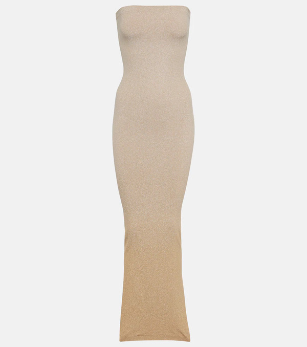  Wolford Wolford Fading Shine Strapless Maxi Dress 