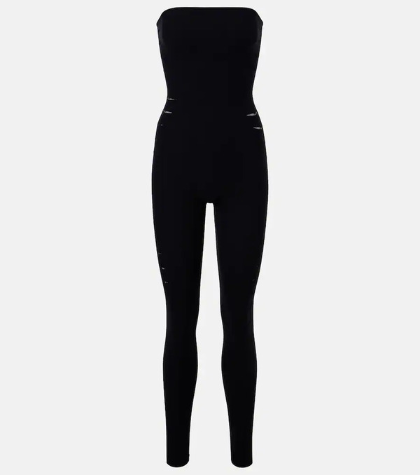  Wolford Wolford Slash Cutout Strapless Jersey Catsuit 